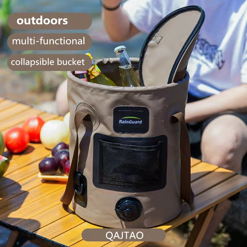Fishing Bag Waterproof - 25L Portable Foldable Bucket Outdoor Travel