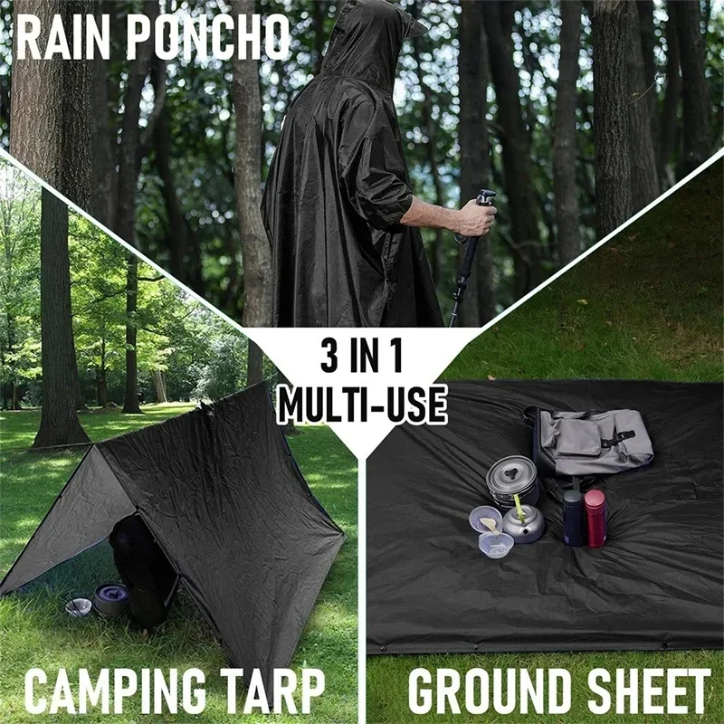 Outdoor 3 In 1 Military Rainco - Fishing Rain Suit ulasan dan harga