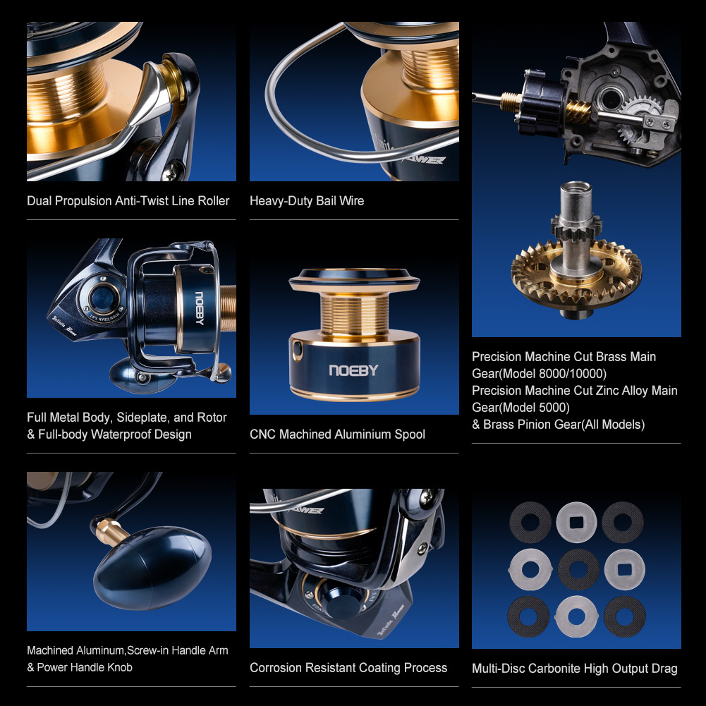 Noeby Infinite Power Spinning  - Daiwa Reel Bg ulasan dan harga