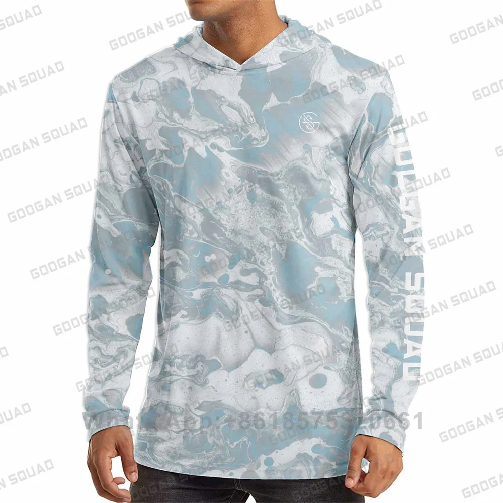 GOOGAN SQUAD Men's Long Sleeve - Fishing Shirt Uv Protection ulasan dan harga