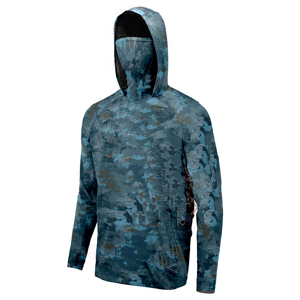 UPF 50 Fishing Shirt+Men's Hoo - Fishing Hoodie ulasan dan harga